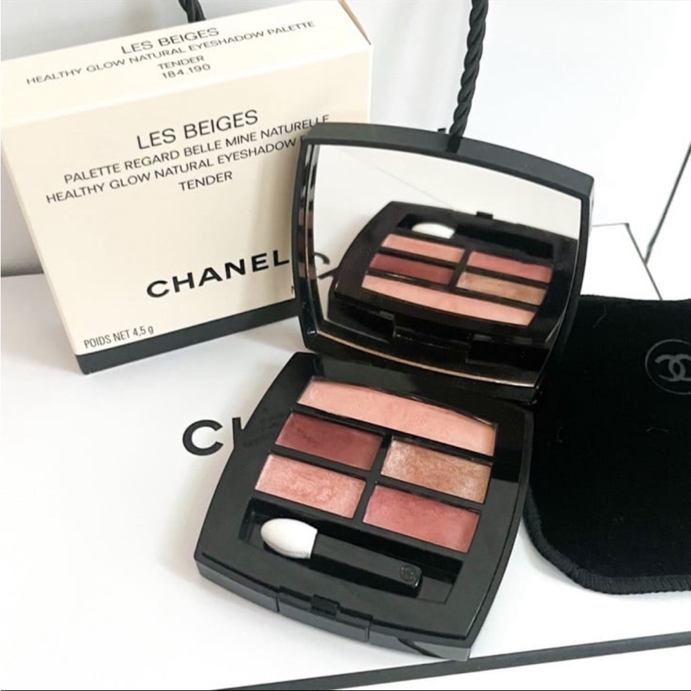 CHANEL LES BEIGES Healthy Glow Eyeshadow Palette . TENDRE